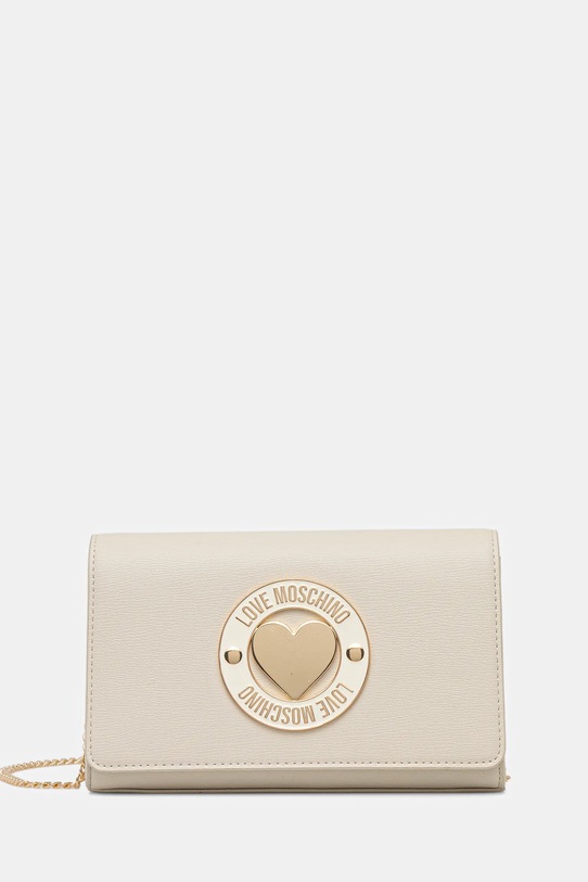 Love Moschino torebka aplikacja beżowy JC4368PP0NKG0110