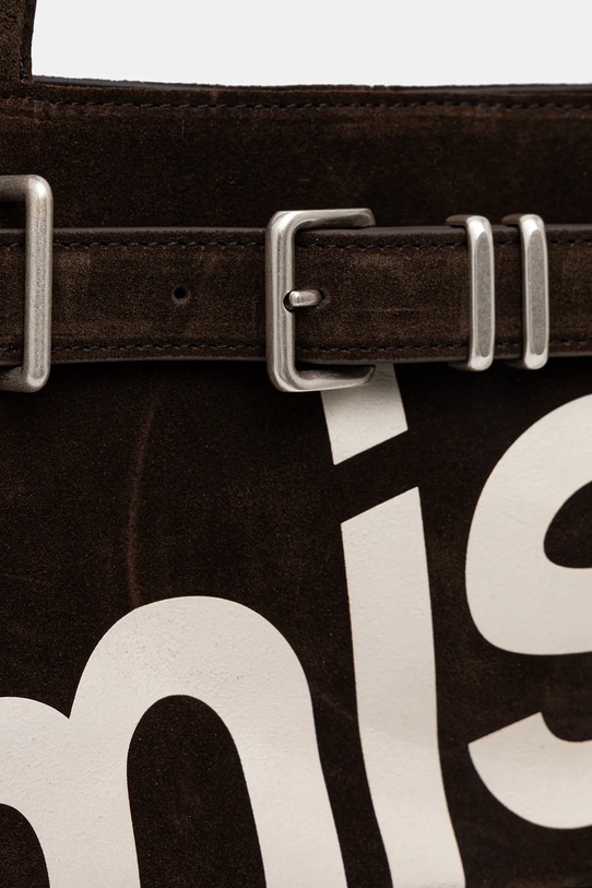 Miss Sixty geantă de mână din piele întoarsă maro 6S3GJ81600