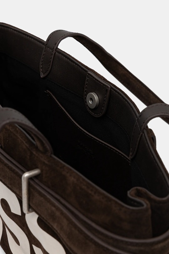 Miss Sixty geantă de mână din piele întoarsă 6S3GJ81600 maro