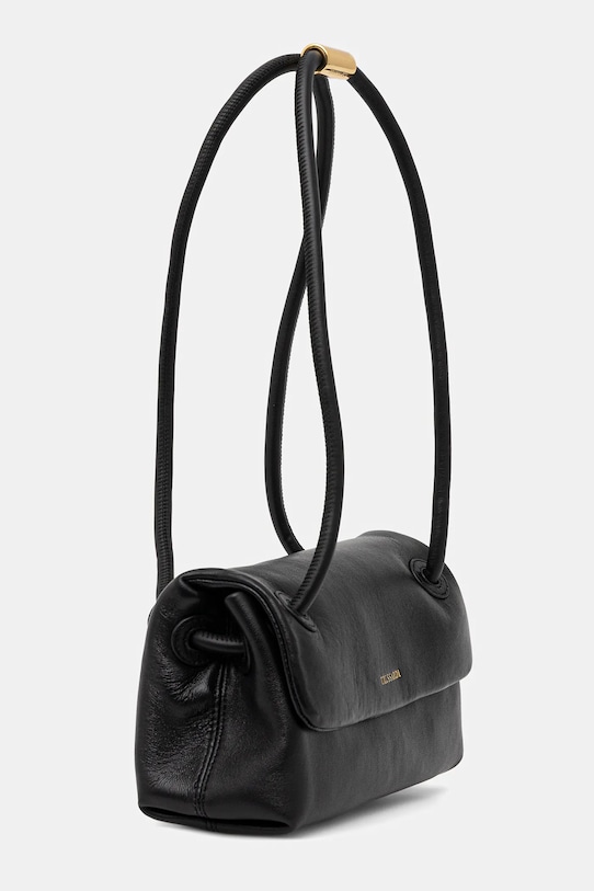 Kožená kabelka Trussardi Z610E005987N čierna AW25