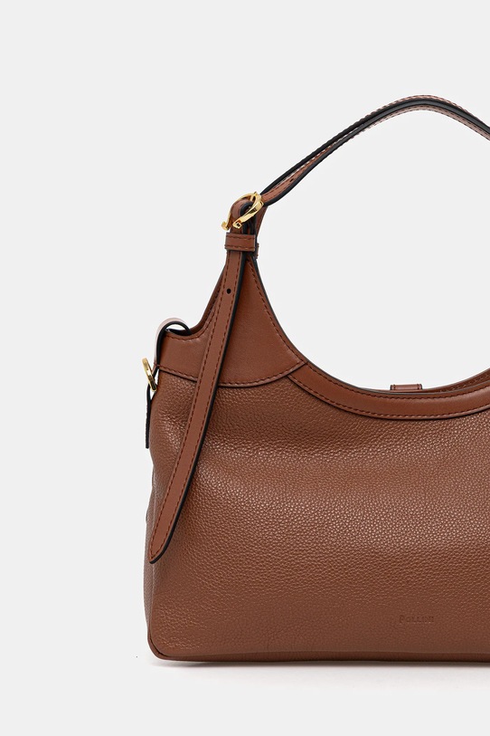Pollini torebka skórzana brązowy PC4401PP0NQA1
