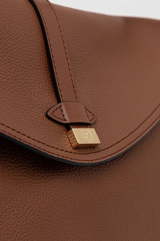 Pollini torebka skórzana brązowy PC4402PP0NQA1