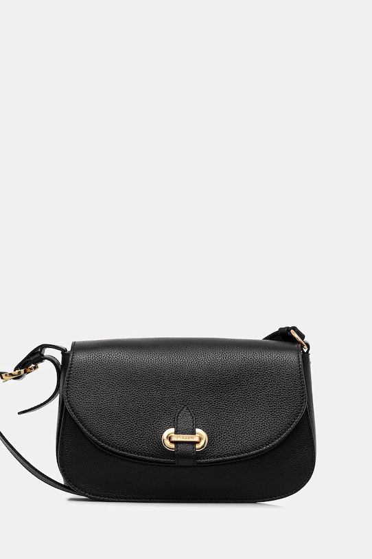 Pollini torebka skórzana skóra licowa czarny PC4404PP0NQC0