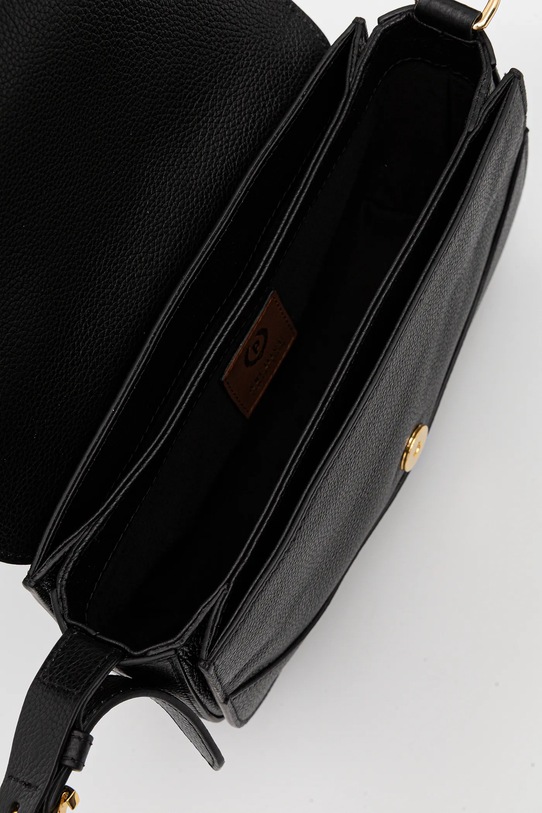 Kožená kabelka Pollini PC4404PP0NQC0 černá
