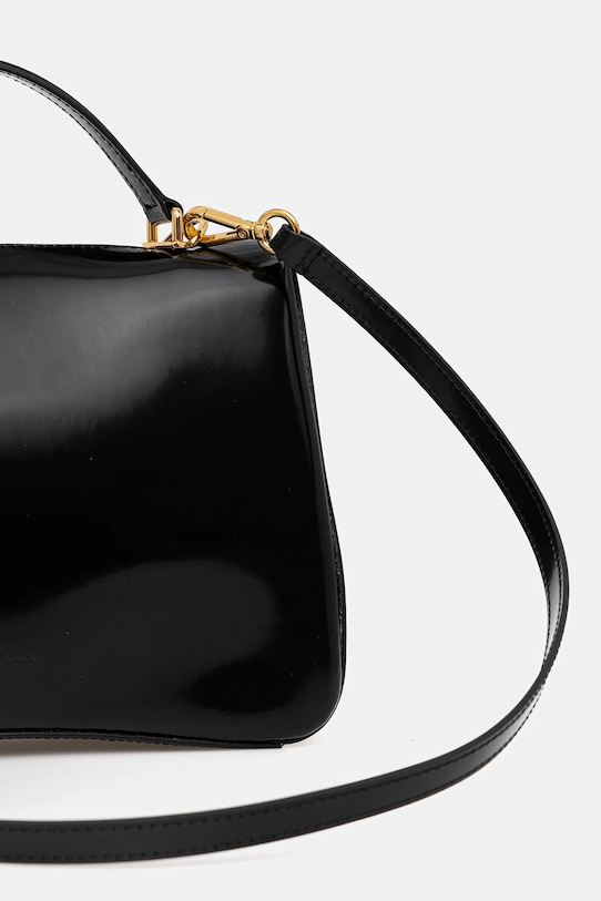 Pollini torebka skórzana czarny PC4417PP0NQB1