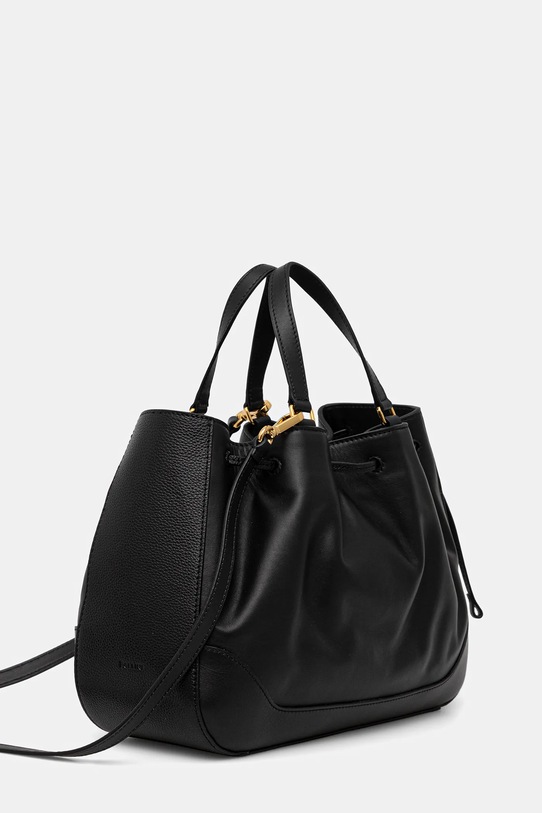 Pollini torebka skórzana PC4428PP0NQG1 czarny AW25
