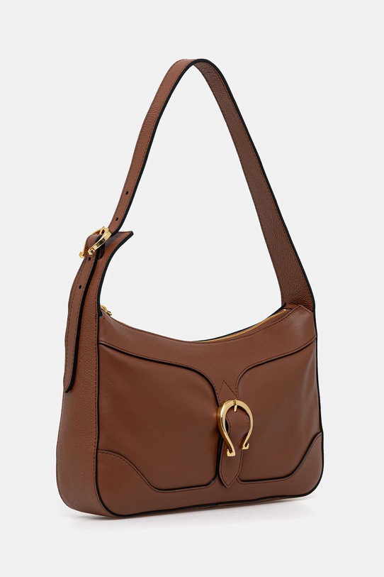 Pollini torebka skórzana PC4429PP0NQG1 brązowy AW25