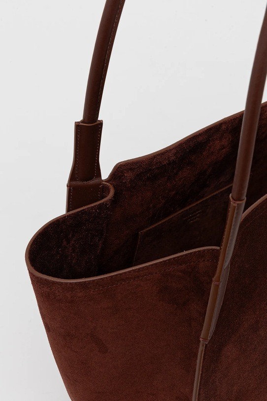 Кожаная сумочка Victoria Beckham B325AAC006914A коричневый