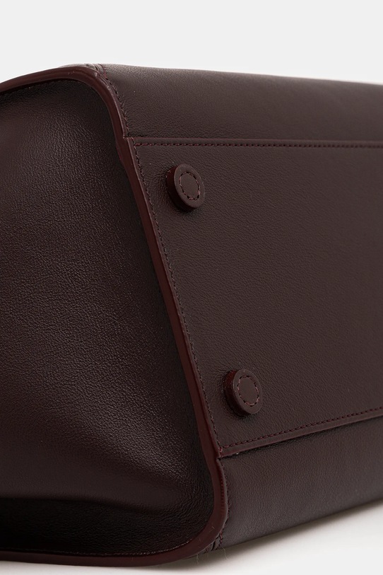 Victoria Beckham torebka skórzana B325AAC006915A bordowy