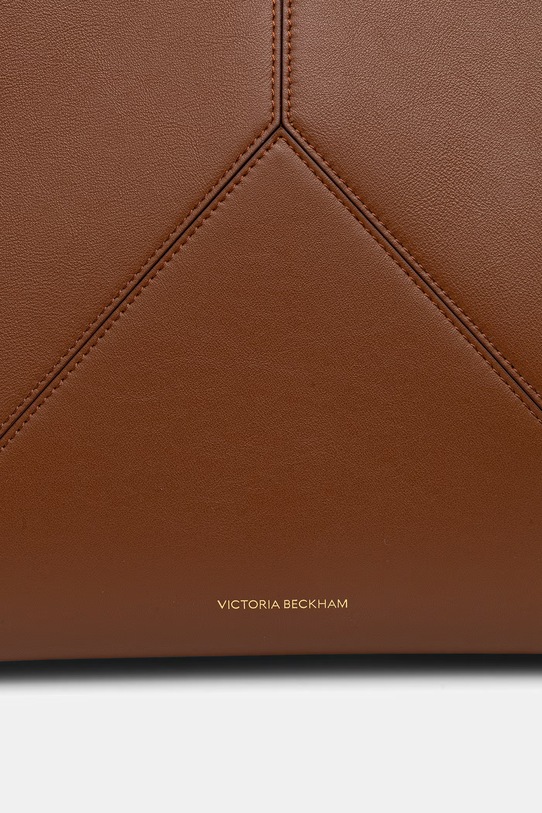 Victoria Beckham torebka shopper damska skórzana Victoria brązowy B325AAC006915A