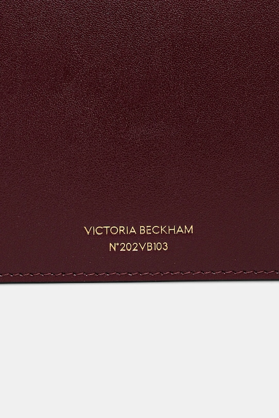 Шкіряна сумка Victoria Beckham бордо B425AAC006932A