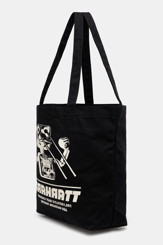 Carhartt WIP torebka bawełniana Canvas Graphic Tote I033975.3ETXX czarny AW25