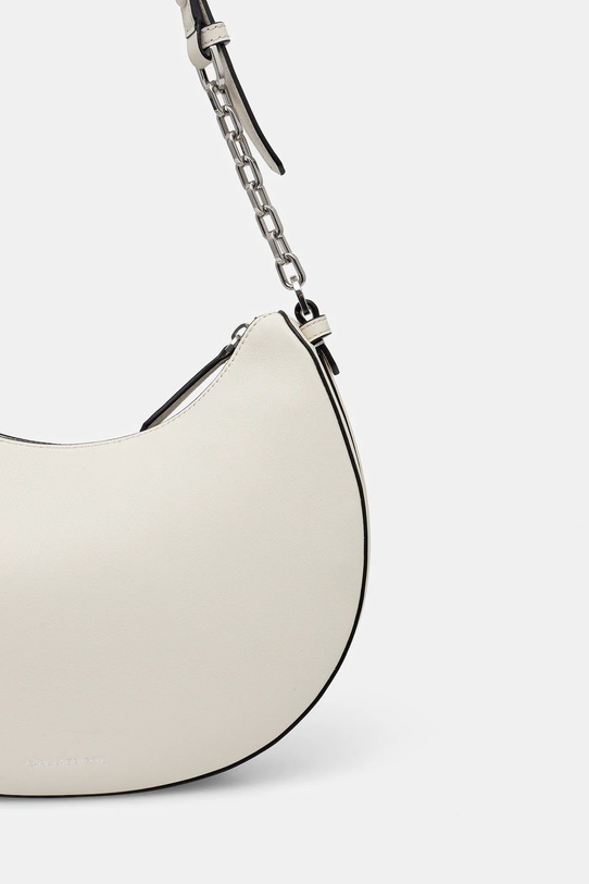 Akcesoria Karl Lagerfeld torebka skórzana Karl Lagerfeld x Paris Hilton B1W30270 biały