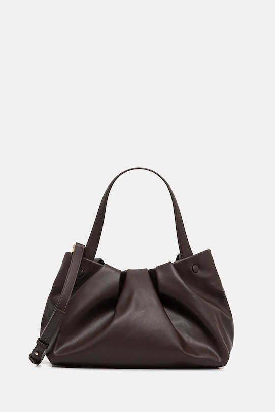 Themoire torebka nie mieści A4 brązowy TMFW25AHN109