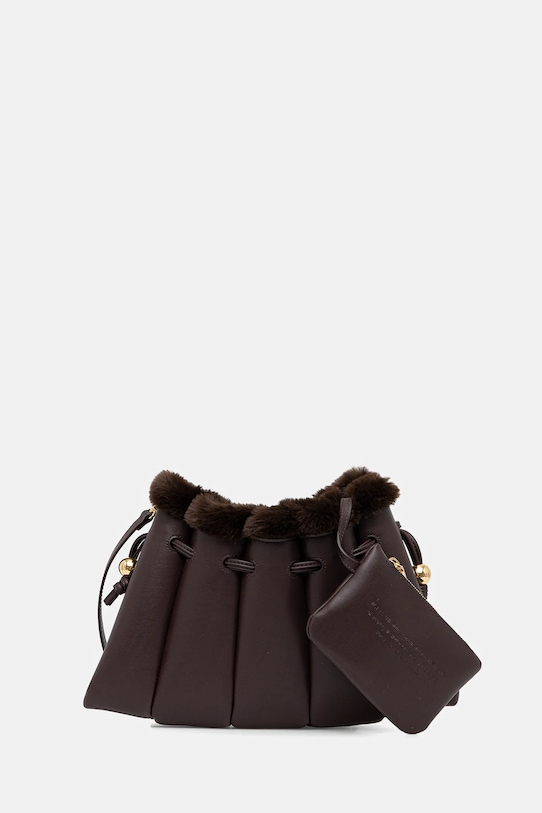 Themoire torebka nie mieści A4 brązowy TMFW25DFEDF109