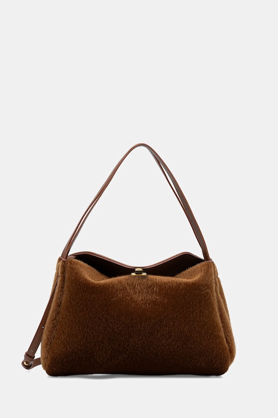 Themoire torebka nie mieści A4 brązowy TMFW25EUDCAH124