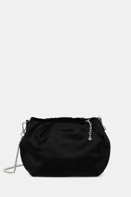 Τσάντα United Colors of Benetton υφασμάτινο μαύρο 610YDY08W