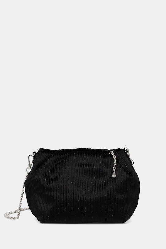 Τσάντα United Colors of Benetton υφασμάτινο μαύρο 610YDY08W