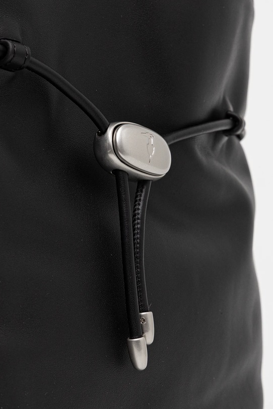 Trussardi torebka skórzana czarny Z598E005975N
