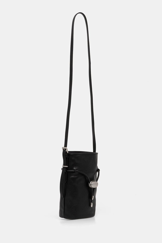 Trussardi torebka skórzana Z600E005977N czarny AW25