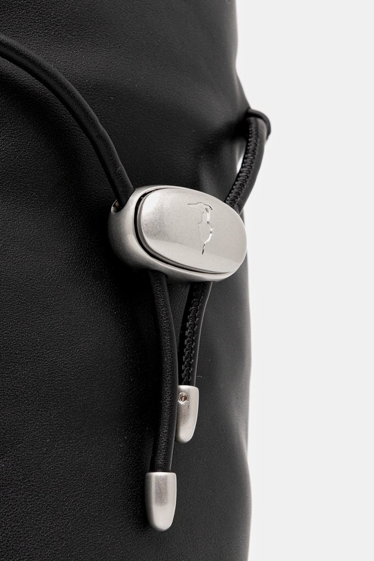Trussardi torebka skórzana czarny Z600E005977N