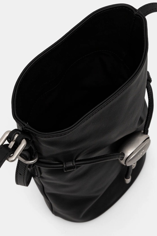 Trussardi torebka skórzana Z600E005977N czarny