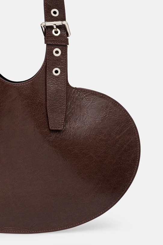 Akcesoria Coperni torebka skórzana Belt Heart Tote COPBA112F6064 brązowy