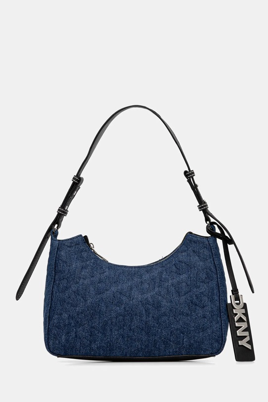 Dkny torebka jeansowa SHELLY nie mieści A4 niebieski R523VK81