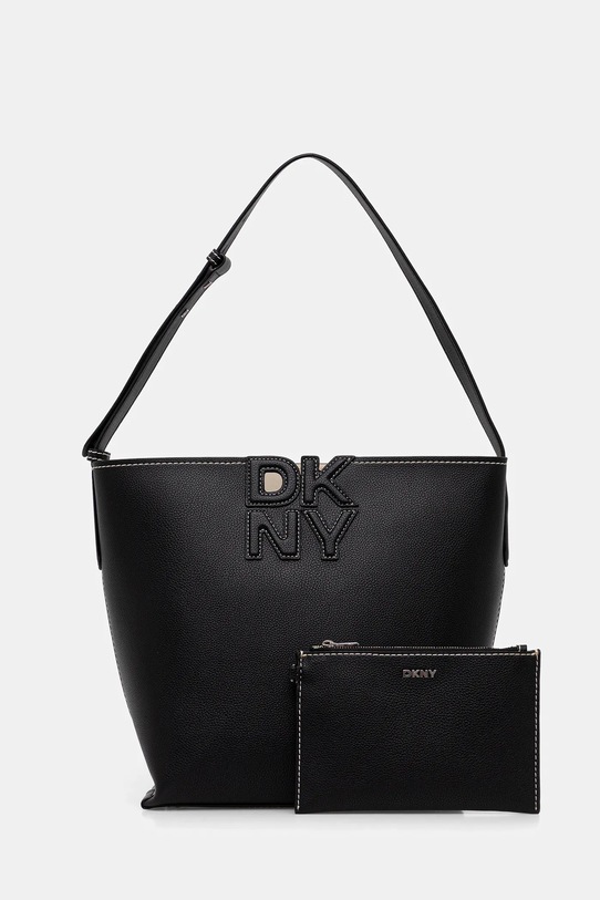 Dkny torebka NICOLE mieści A4 czarny R52JAK49