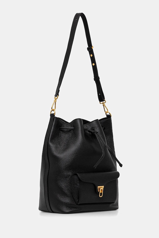 Coccinelle torebka skórzana E1.TFK.23.01.01 czarny AW25