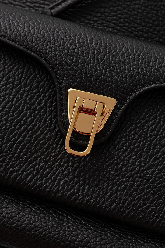 Coccinelle torebka skórzana czarny E1.TFK.23.01.01