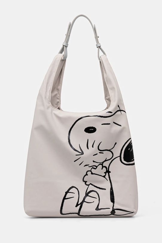 Coccinelle torebka PEANUTS mieści A4 beżowy T1E.11.01.01