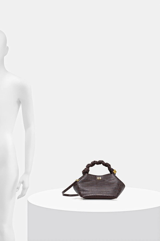 GANNI torebka Bou Bag Small Croco A7165