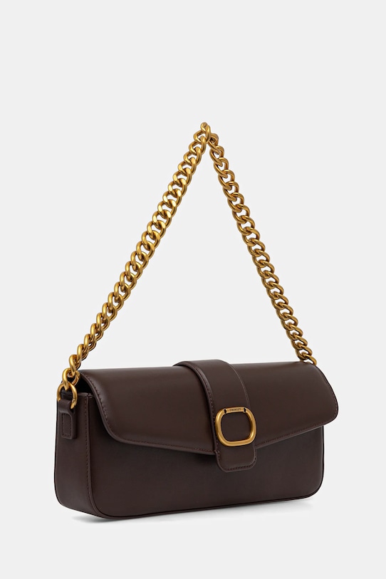 Twinset torebka skórzana 252TD836A brązowy AW25