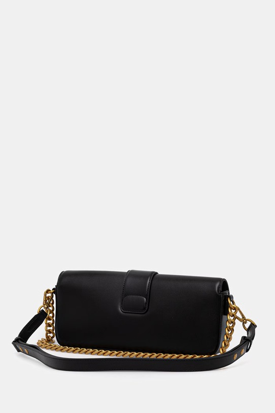 Twinset torebka skórzana czarny 252TD836A