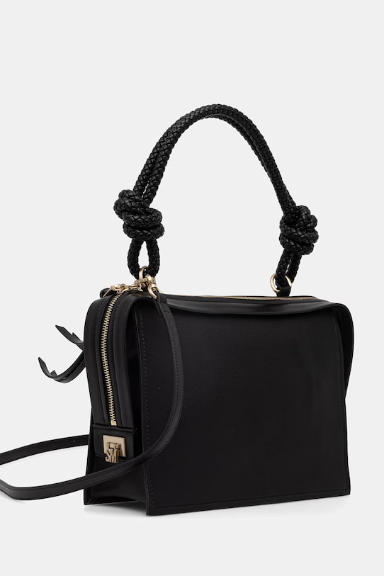 Steve Madden torebka tote damska z imitacji skóry Bamren SM13002305 czarny SS26