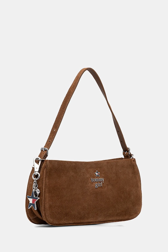 Tommy Jeans torebka skórzana AW0AW18309 brązowy AW25