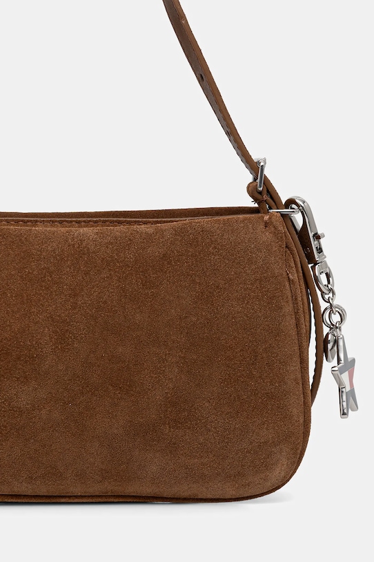 Akcesoria Tommy Jeans torebka skórzana AW0AW18309 brązowy