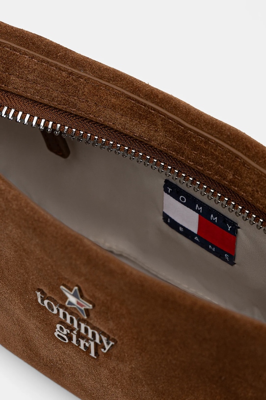 Tommy Jeans torebka skórzana AW0AW18309 brązowy