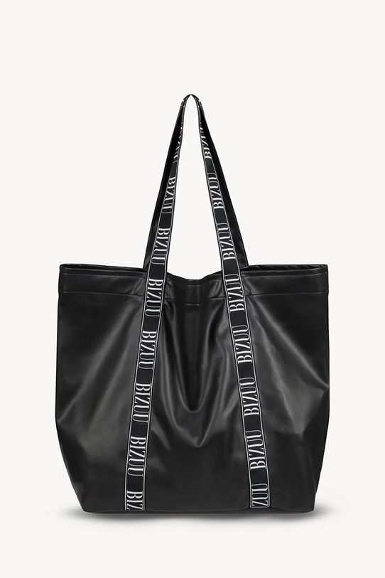 Torbica Bizuu LETHA Imitacija zrnatega usnja črna LETHA.CZARNY