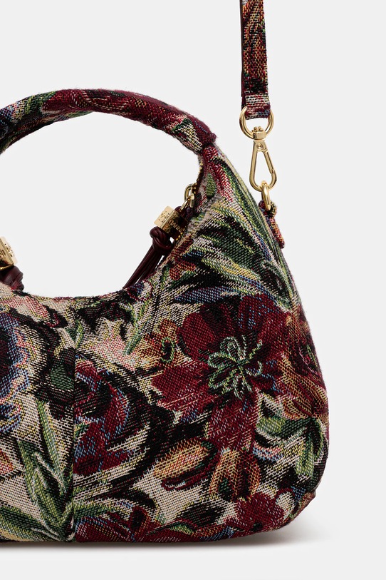 Akcesoria GANNI torebka Hobo Mini Tapestry A7183. bordowy