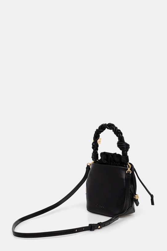 Αξεσουάρ Τσάντα GANNI Bou Bucket Mini A6800. μαύρο