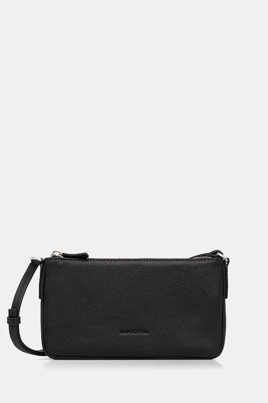 Kožna torba Marc O'Polo Planet friendly crna 5000007815