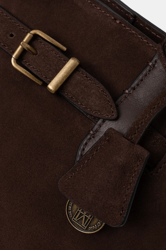 Marc O'Polo torebka zamszowa brązowy 5000007780