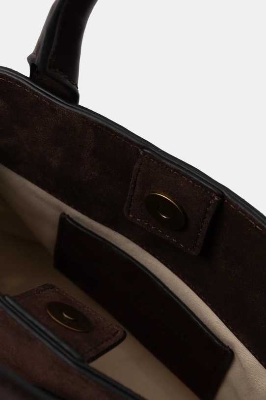 Marc O'Polo torebka zamszowa 5000007780 brązowy