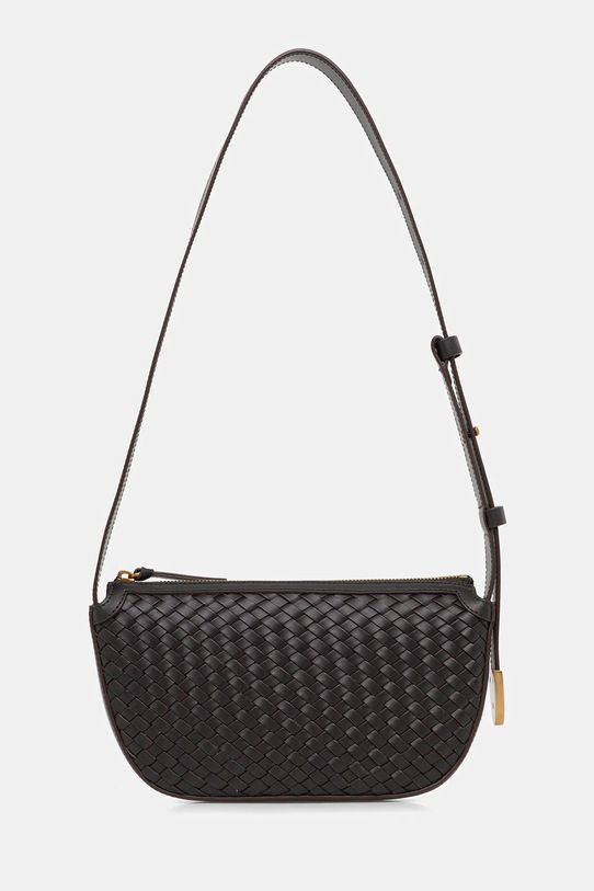 Sessun torebka skórzana nie mieści A4 brązowy 25102019