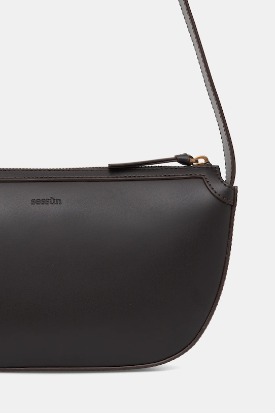 Akcesoria Sessun torebka skórzana 25102019 brązowy
