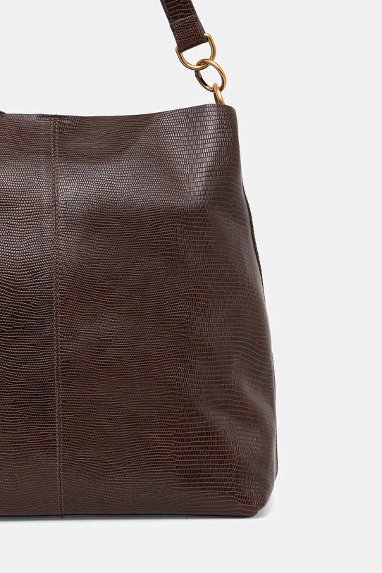 Akcesoria Sessun torebka skórzana 25102025 brązowy