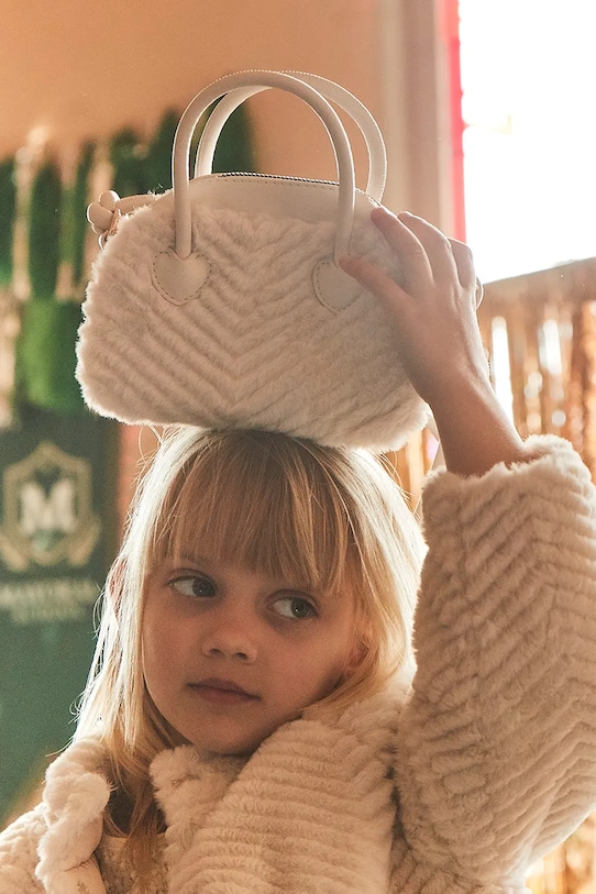 Παιδική τσάντα Mayoral απομίμηση λείου δέρματος μπεζ 10084.6M.Torebka.9BYA