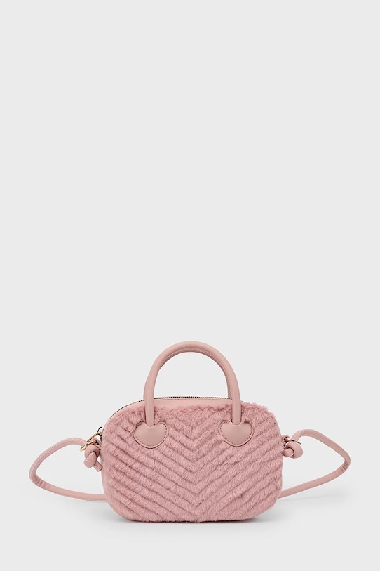 Παιδική τσάντα Mayoral απομίμηση λείου δέρματος ροζ 10084.6M.Torebka.9BYA